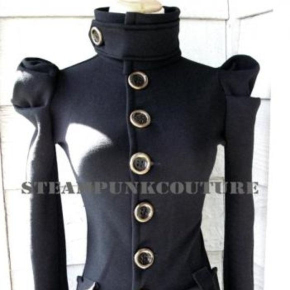Steampunk Couture Sample Trench Coat - Picture 1 of 12